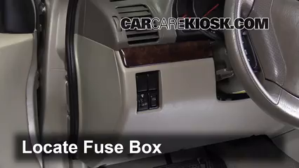 Interior Fuse Box Location: 1999-2005 Suzuki Grand Vitara - 2003 Suzuki